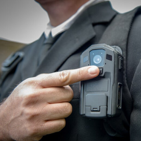 Image of a civil enforcement officer with a body camera
