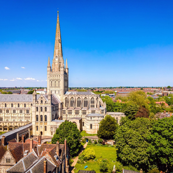 Image showing the skyline of Norwich